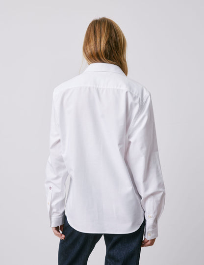 Unisex white Je t'aime shirt