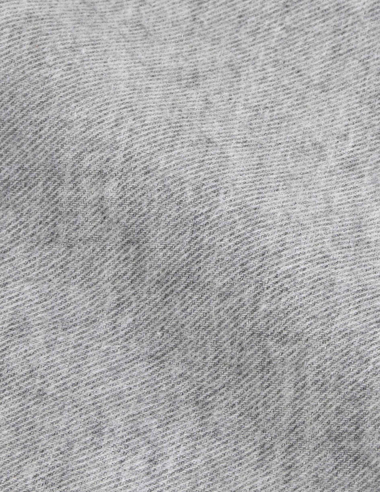 Unisex grey Je t'aime shirt - Flannel - Figaret Collar#10