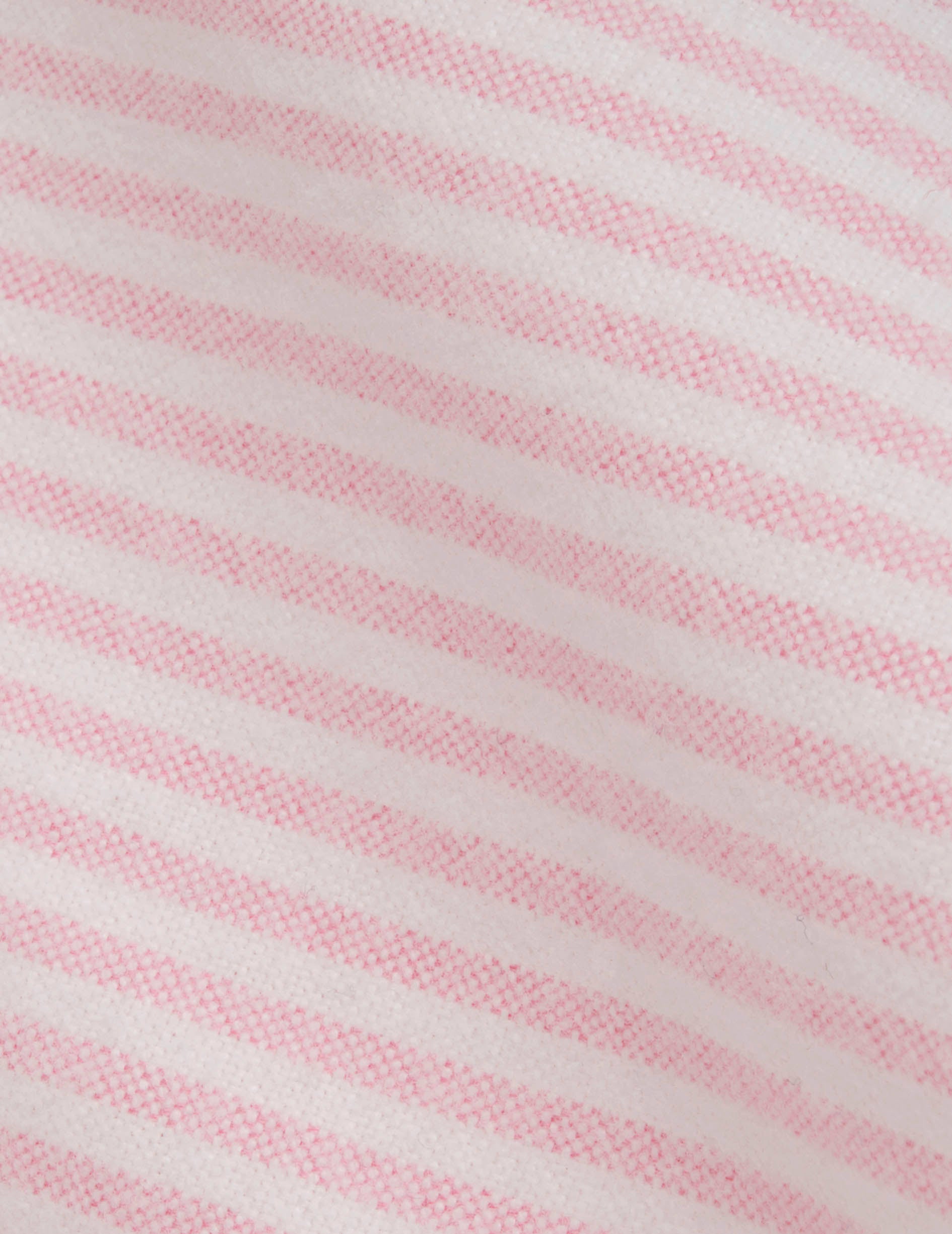 Unisex pink striped "Je t'aime" shirt - Scratch oxford - Figaret Collar