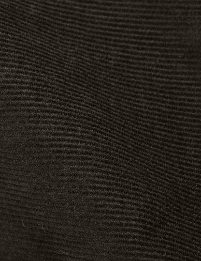 Unisex brown velvet "Je t'aime" shirt
