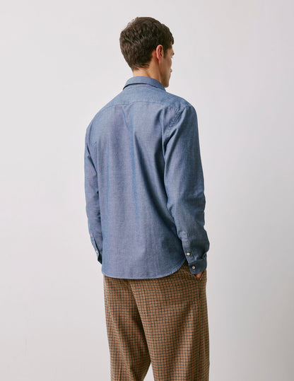 Unisex denim blue Je t'aime shirt