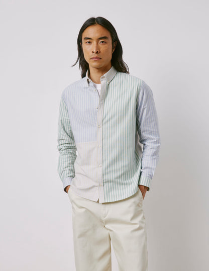 Marvinn blue striped Fun shirt