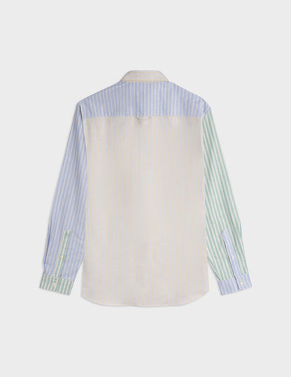 Marvinn blue striped Fun shirt
