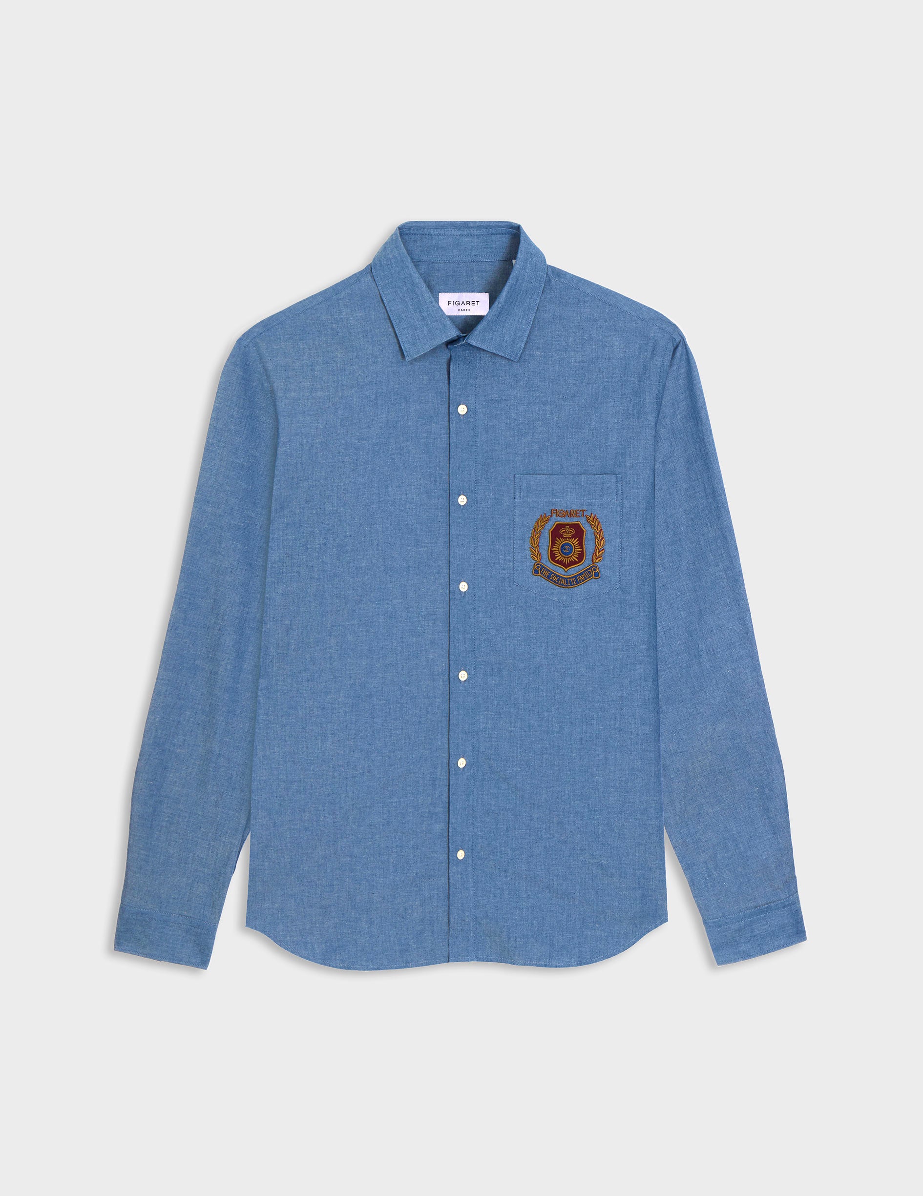 Paolo blue shirt