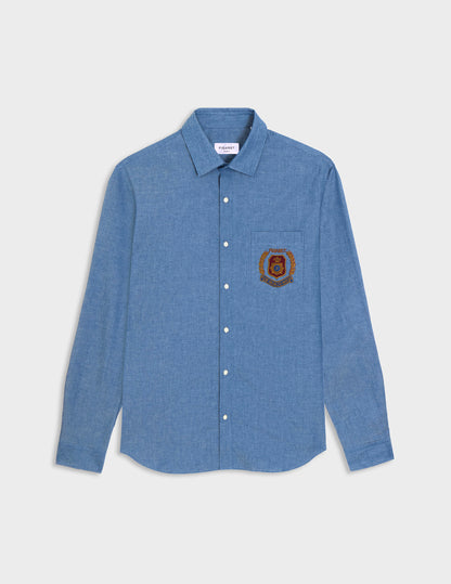 Paolo blue shirt