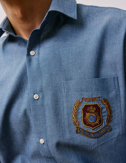 Paolo blue shirt