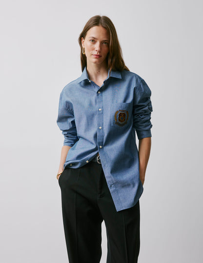 Paolo blue shirt