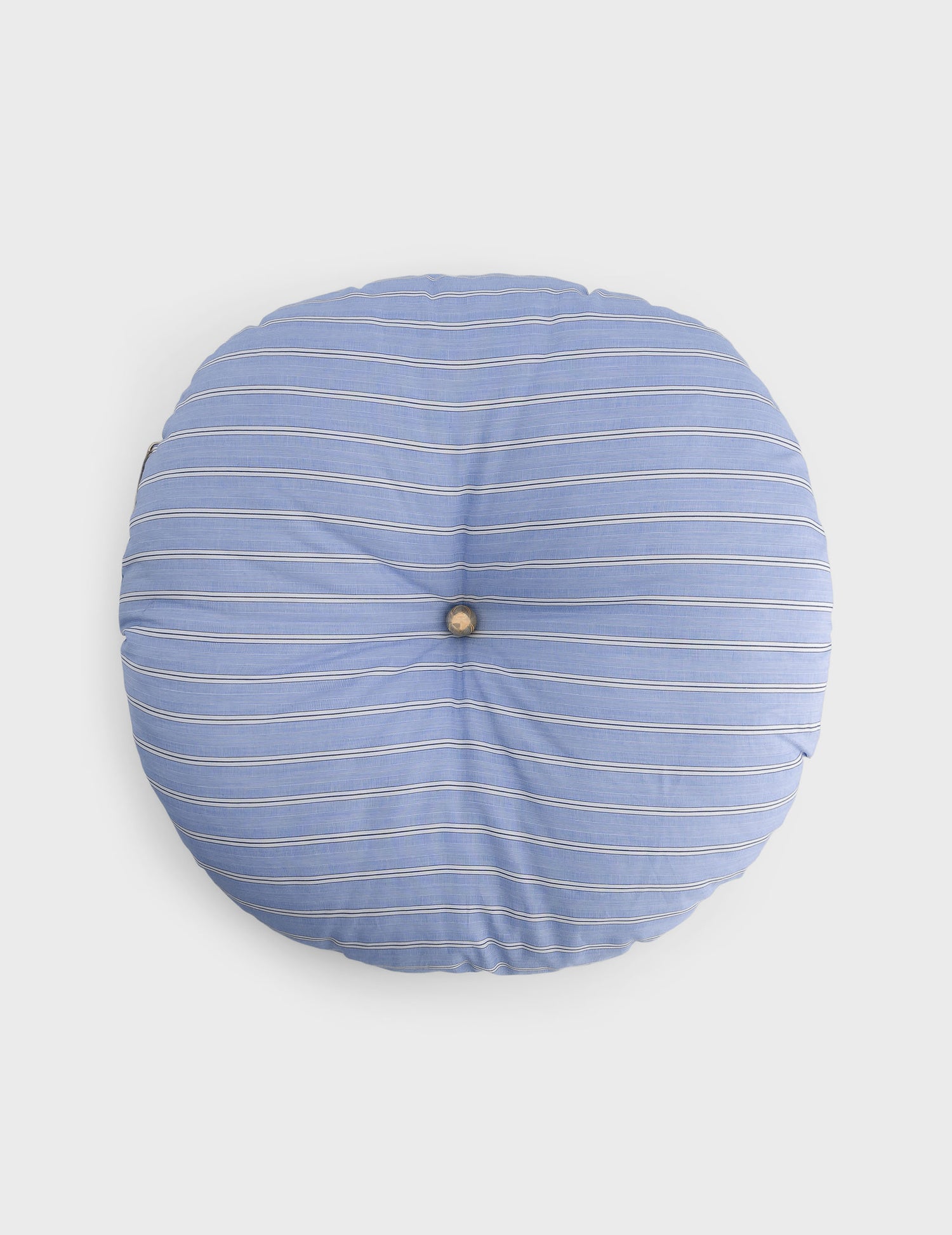 Pandoro blue striped popeline cushion