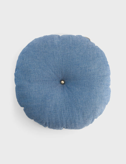 Pandoro blue chambray cushion