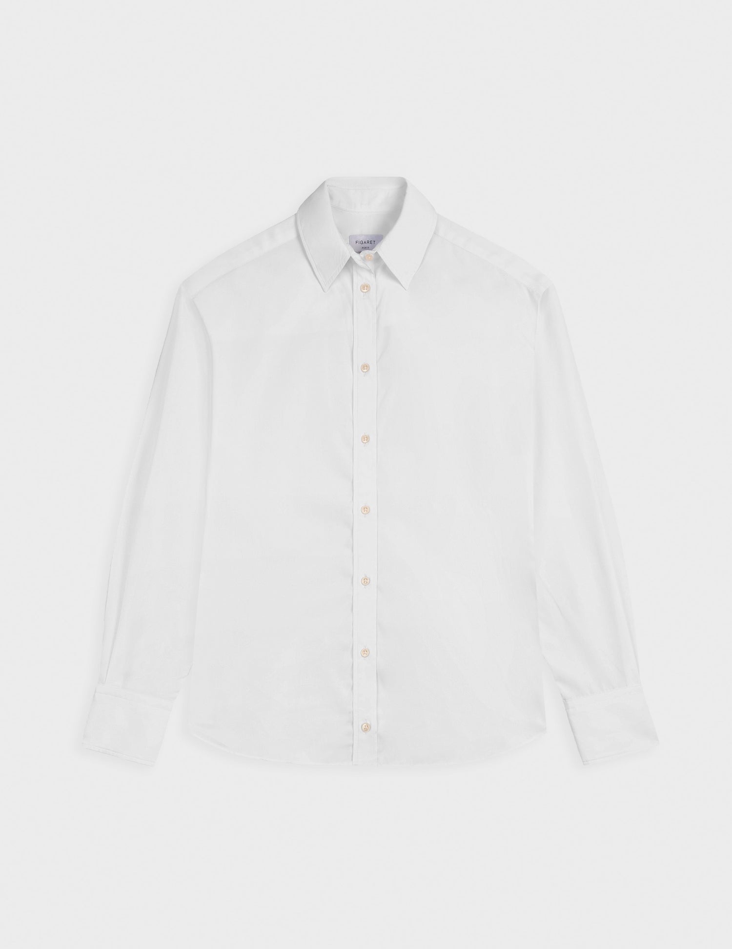 Ambre White shirt - Poplin - Shirt Collar#4