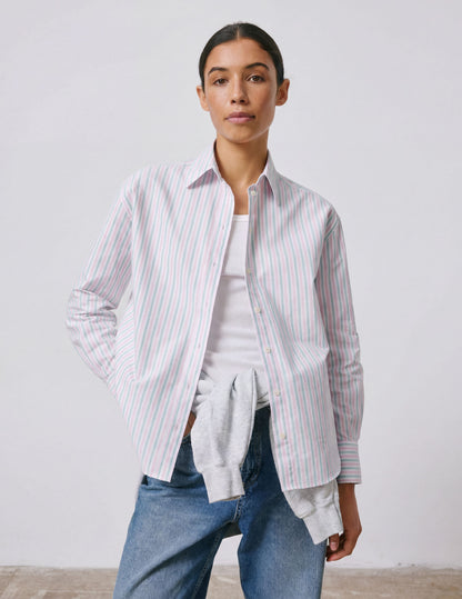 Ambre Striped pink  shirt