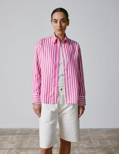 Striped fuchsia Ambre shirt