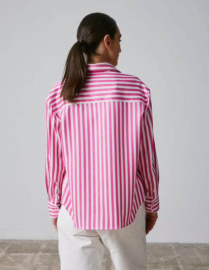 Striped fuchsia Ambre shirt