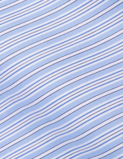 Classic blue striped shirt