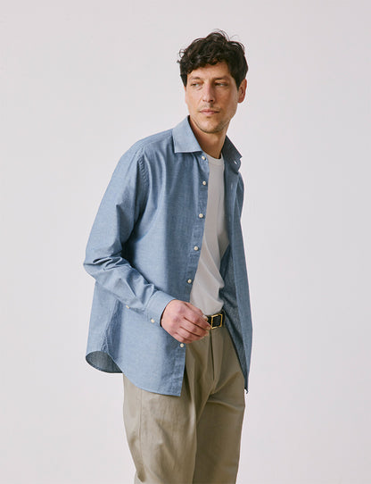 Aristote blue denim shirt