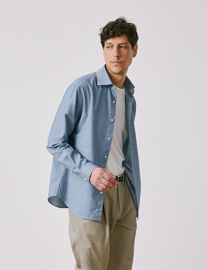 Aristote blue denim shirt