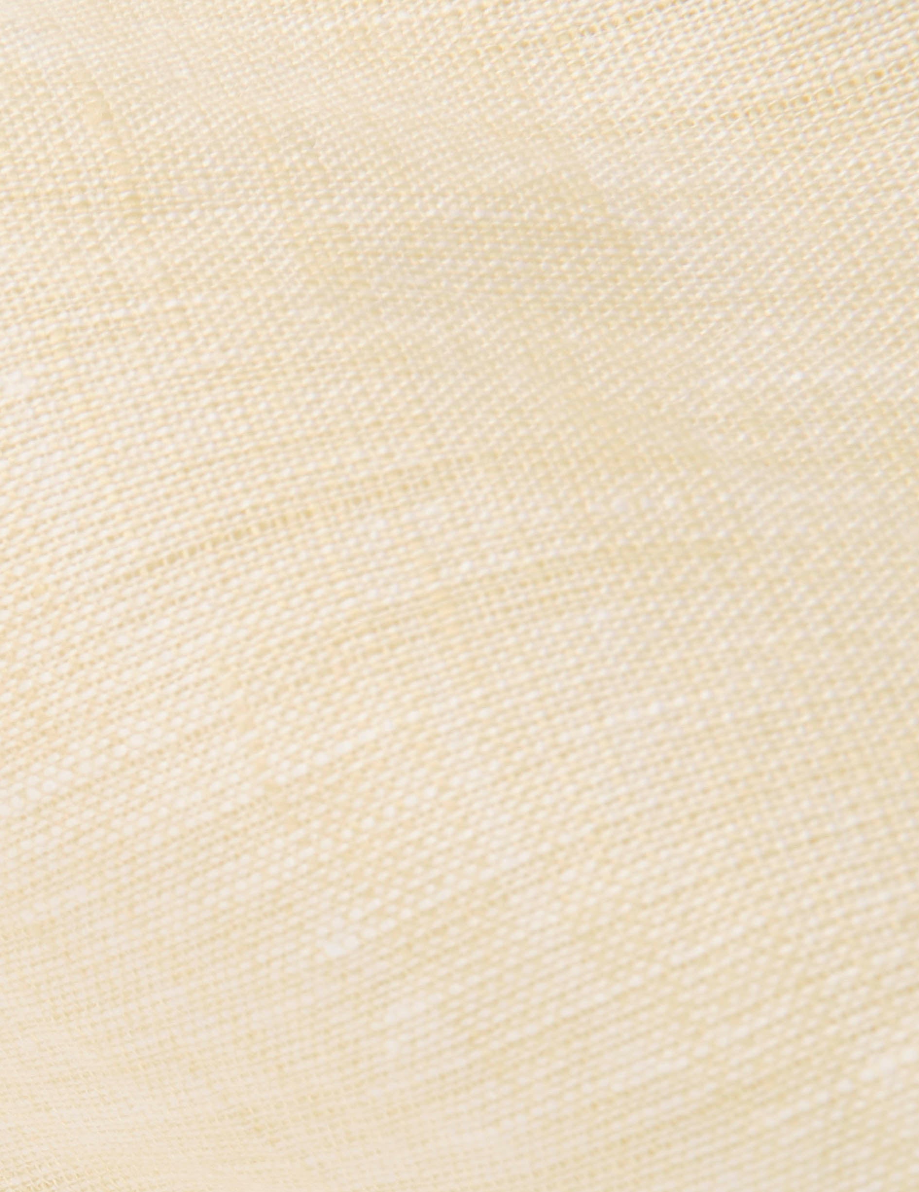 Aristote yellow linen shirt - Linen - Italian Collar