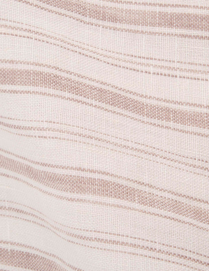 Striped beige linen Auguste shirt