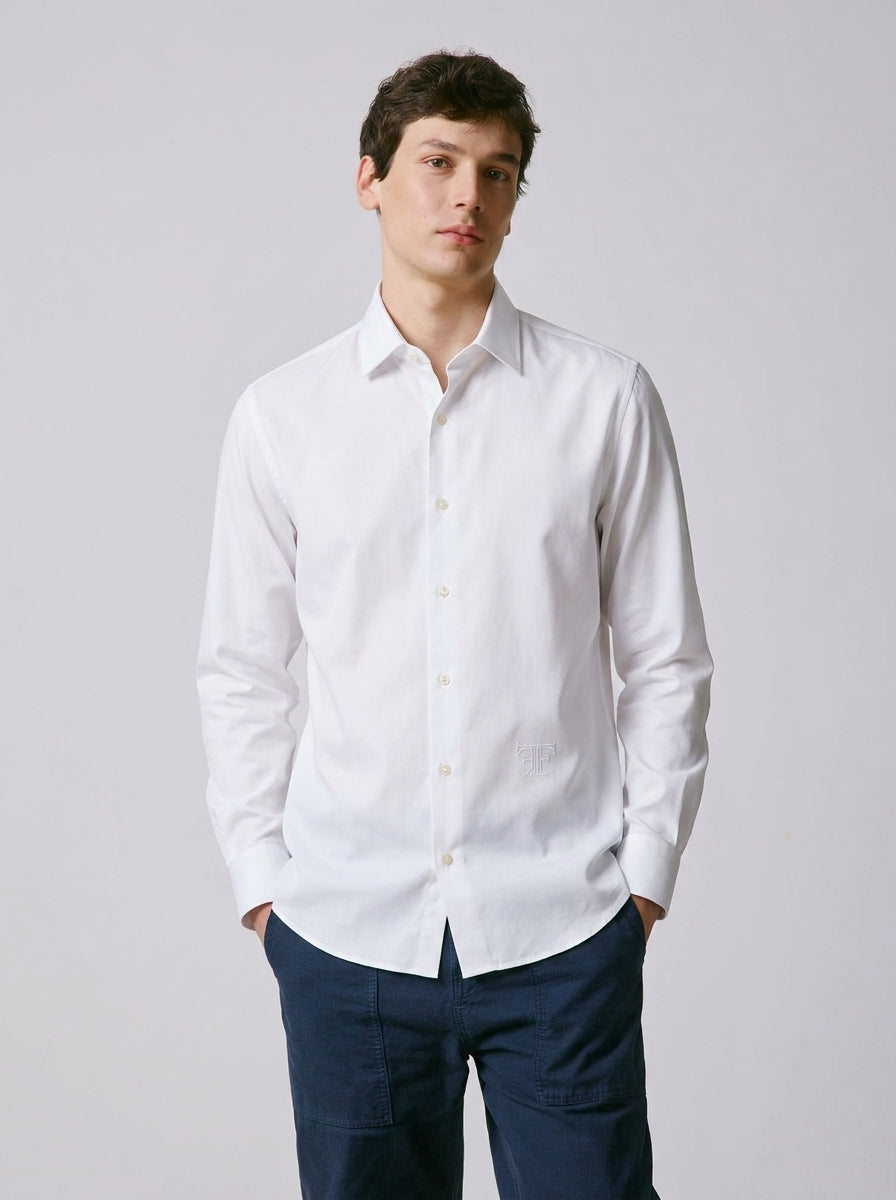 Auguste White shirt - Oxford - French Collar
