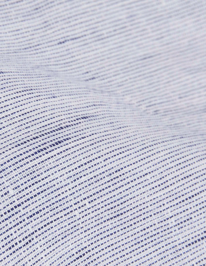 Striped navy linen Auguste shirt