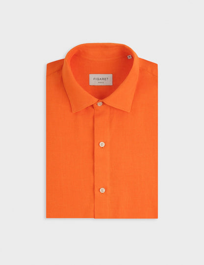 Auguste orange linen shirt
