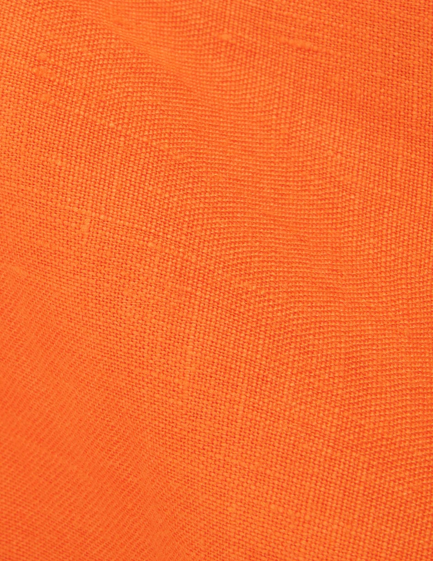 Auguste orange linen shirt - Linen - French Collar#5