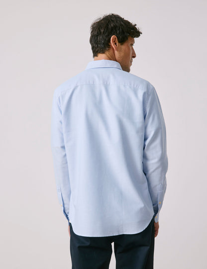 Aurélien blue shirt