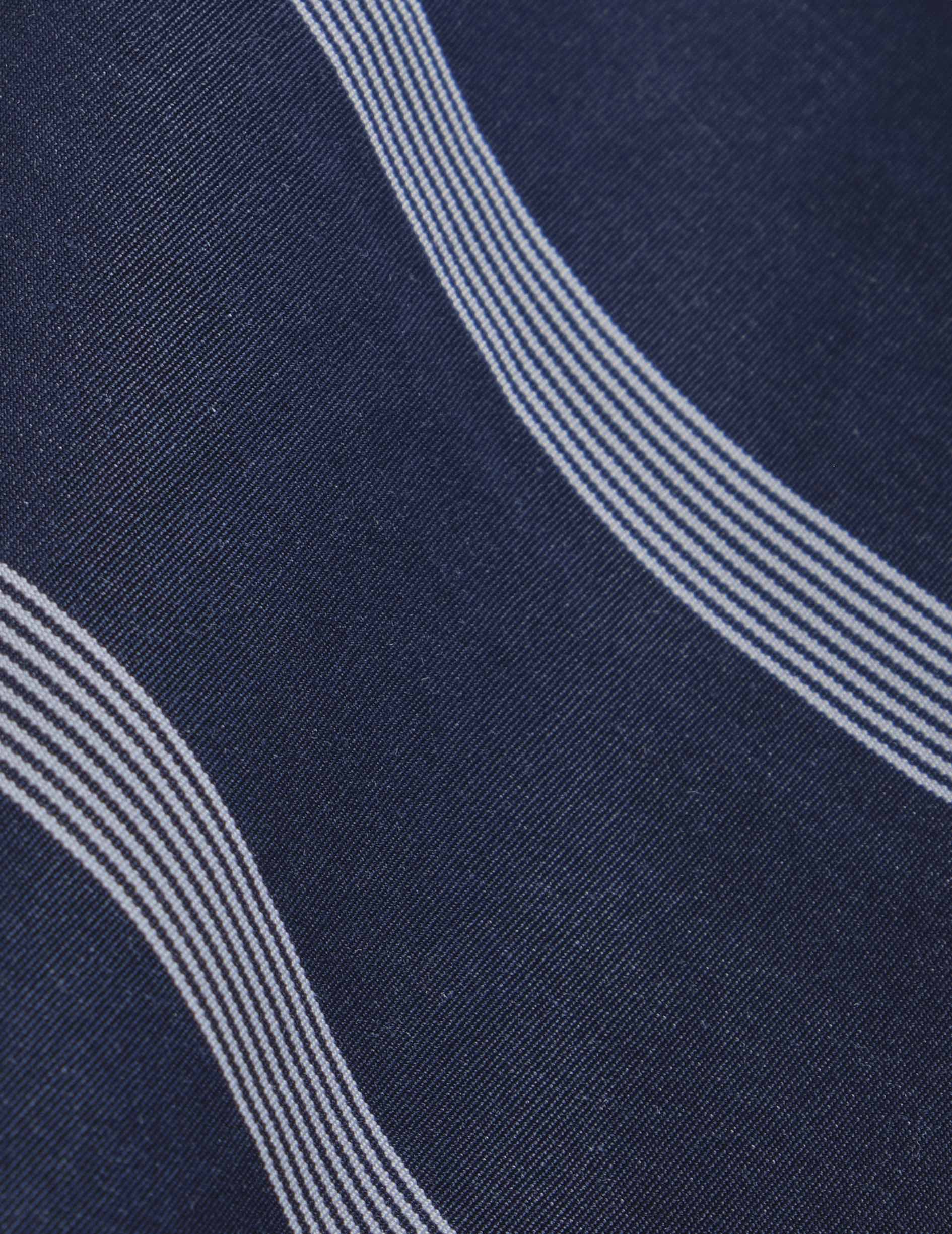Belharra poplin navy dress
