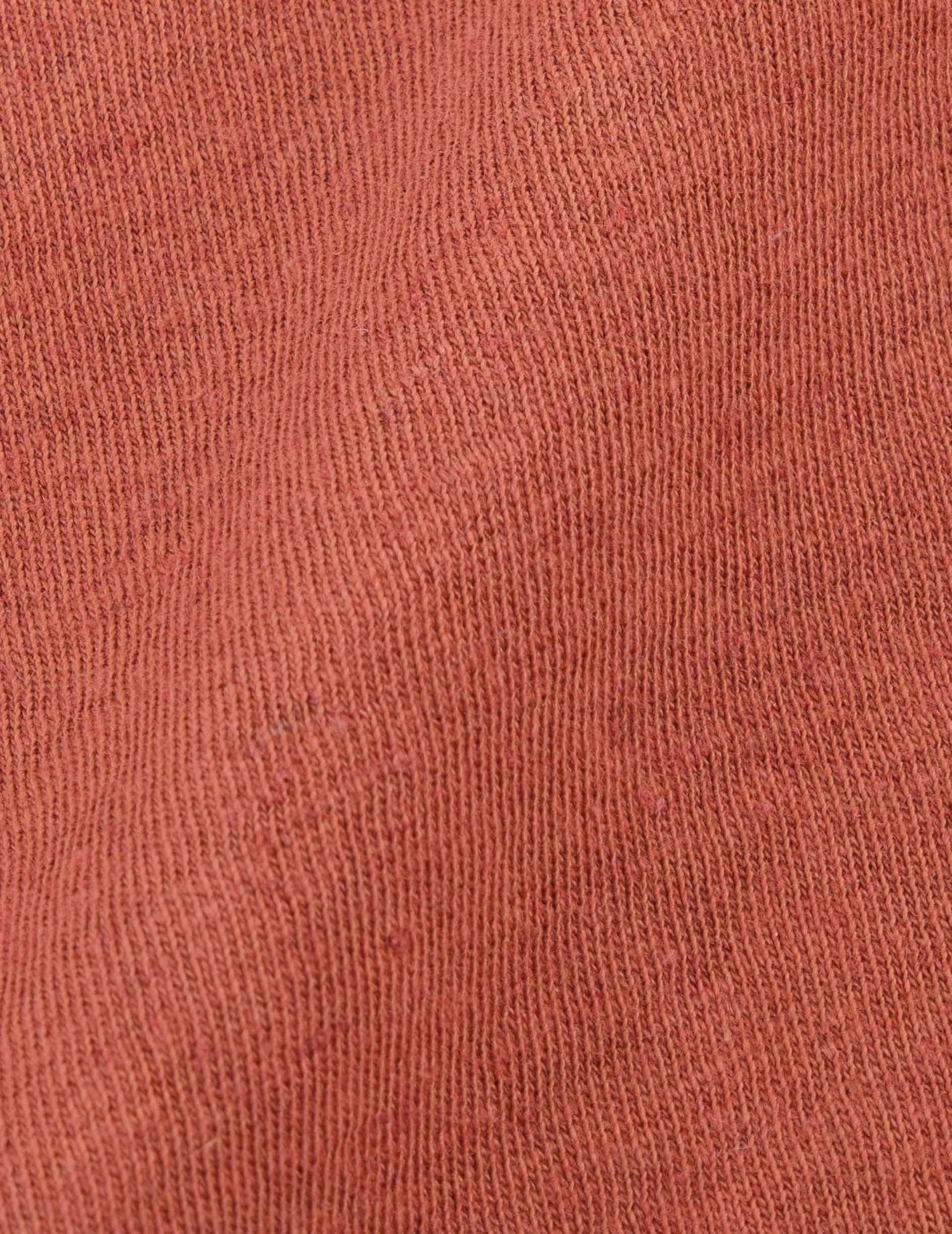 Benny rust cotton and linen T-shirt