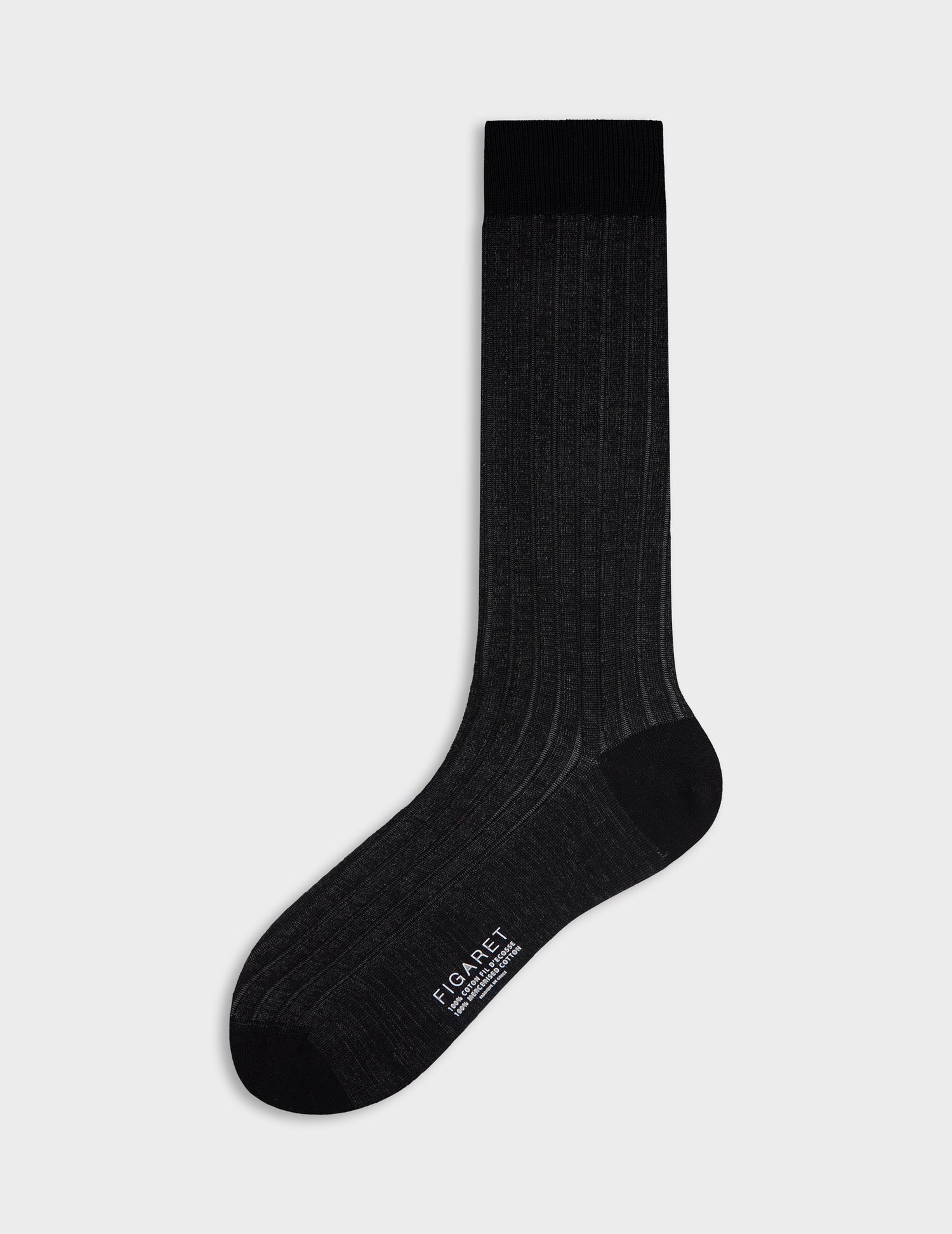 Dark grey Scottish wool socks