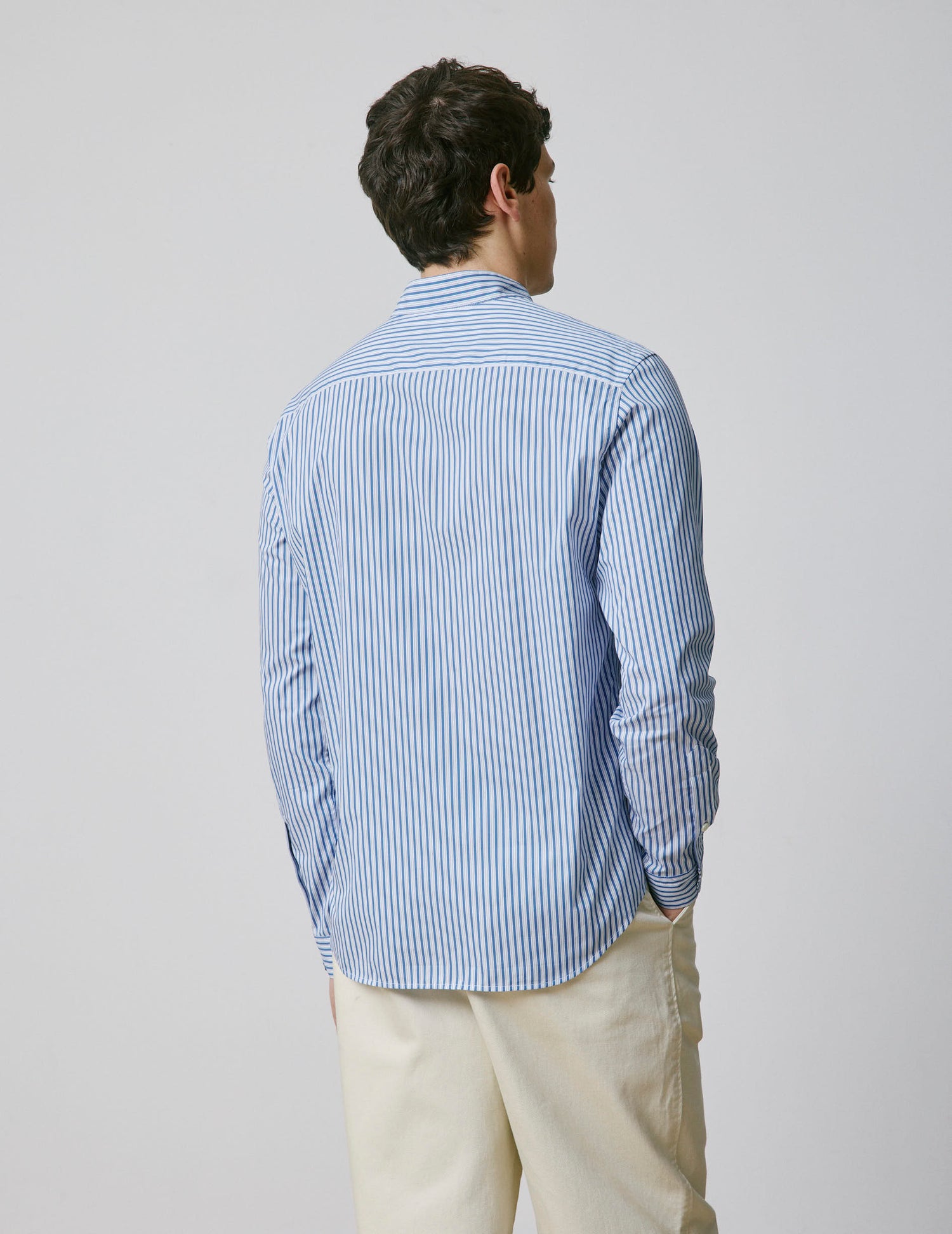 Striped blue Carl shirt