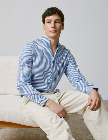Striped blue Carl shirt