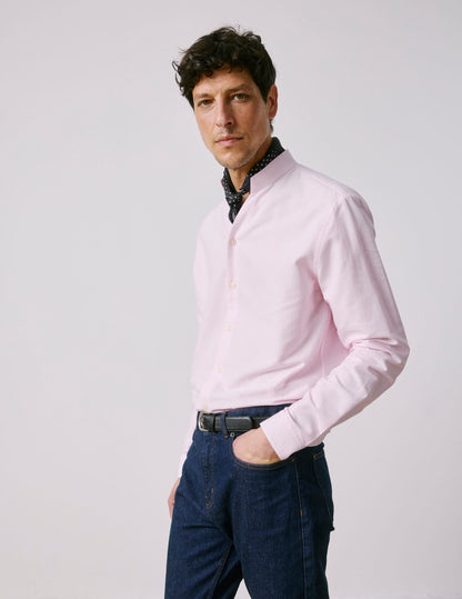 Carl Striped pink shirt