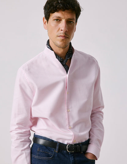 Carl Striped pink shirt
