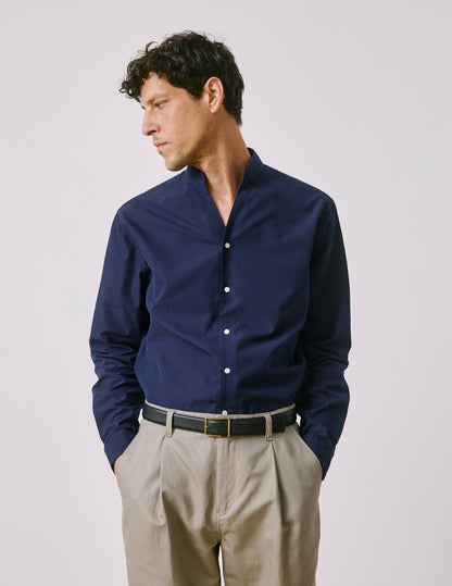 Carl shirt in navy denim