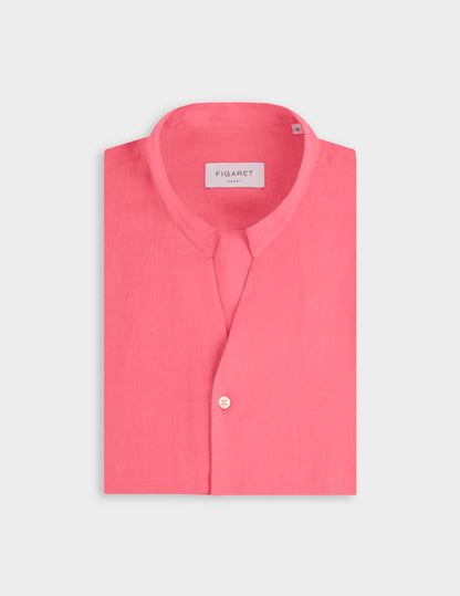 Carl pink linen shirt