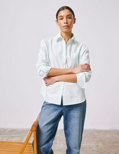 Charlotte green shirt