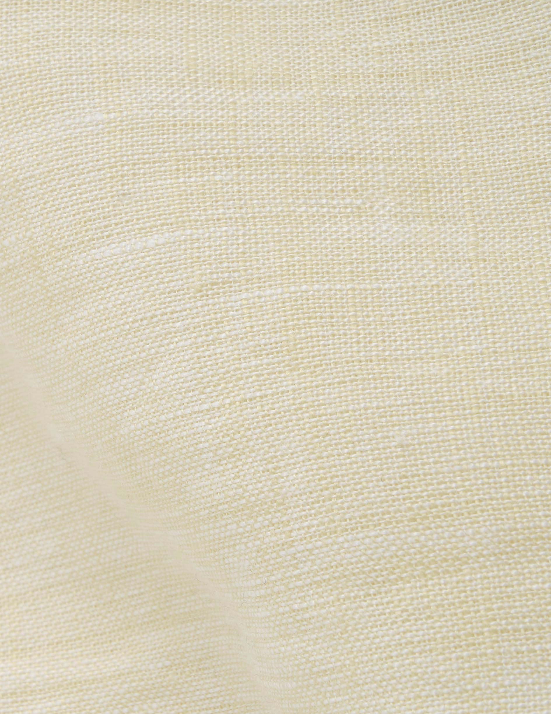 Charlotte shirt in yellow linen - Linen - Shirt Collar