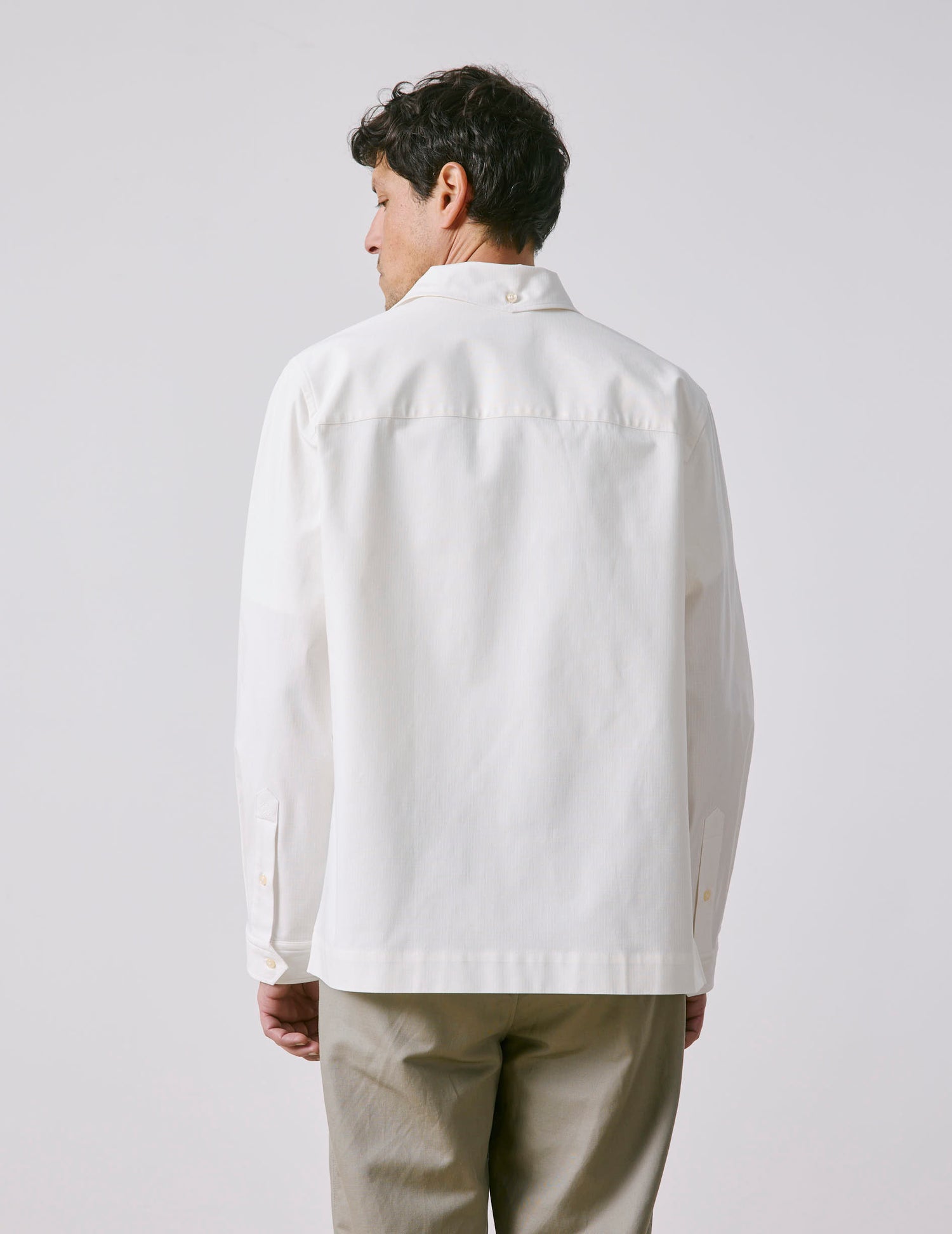 White Delta shirt - Ripstop - Delta Collar#3