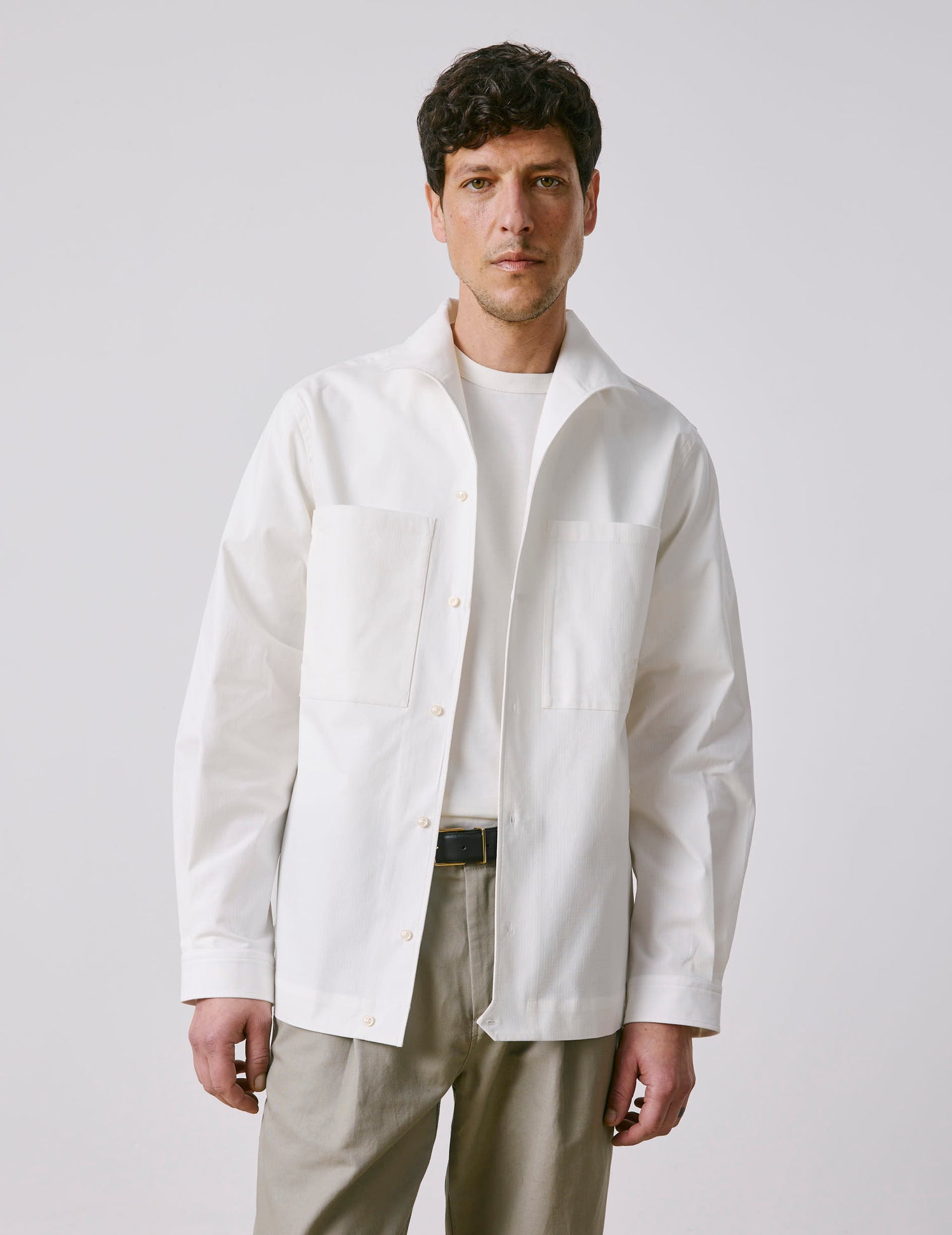 White Delta shirt - Ripstop - Delta Collar#4