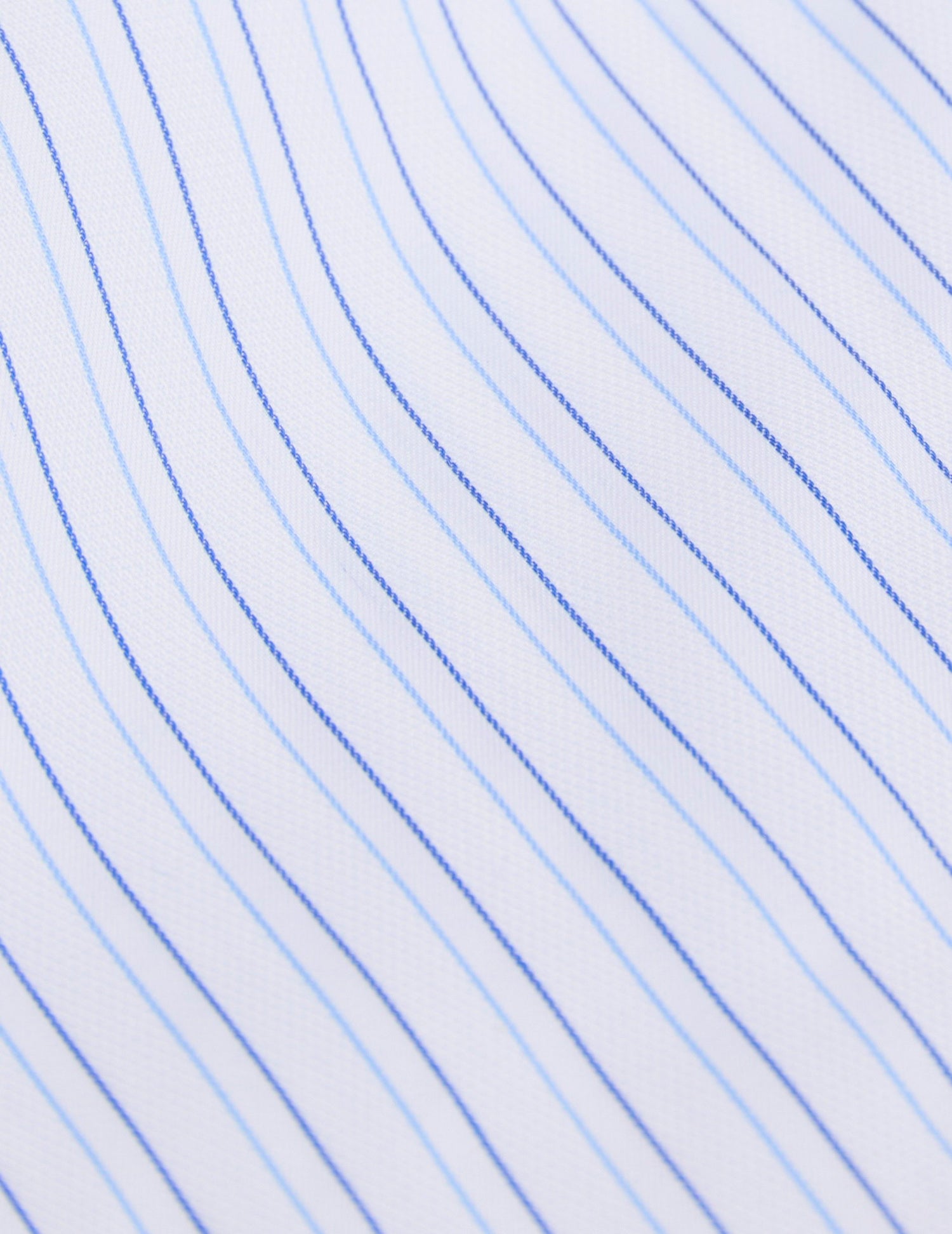 Short-sleeved striped blue classic shirt - fashioned - Figaret Collar#2