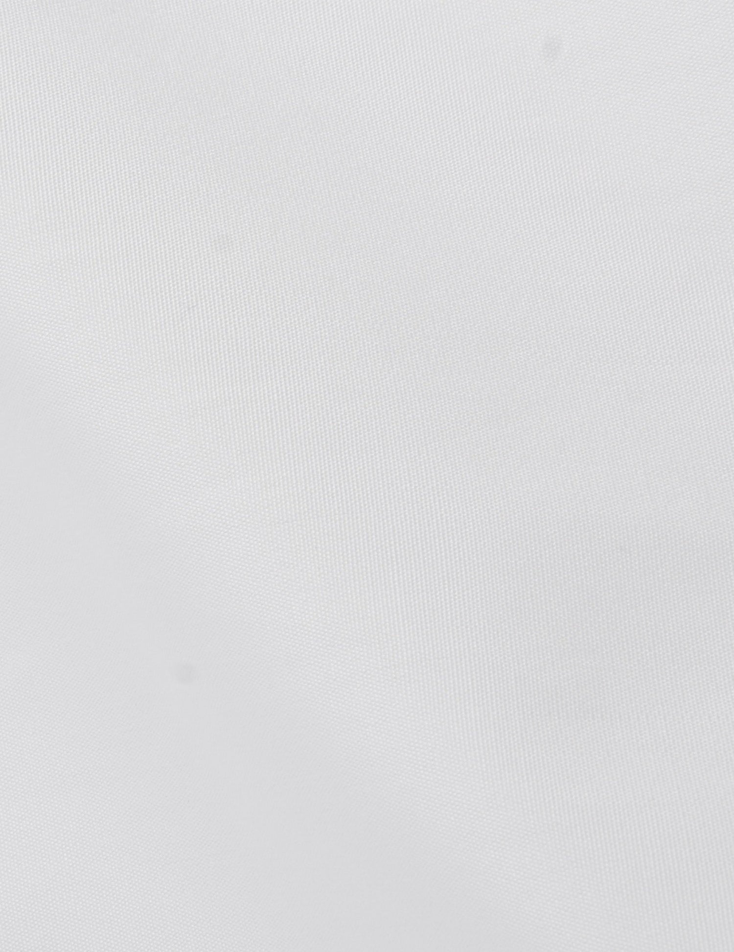 Semi-fitted white hidden buttons placket shirt - Poplin - Figaret Collar#2