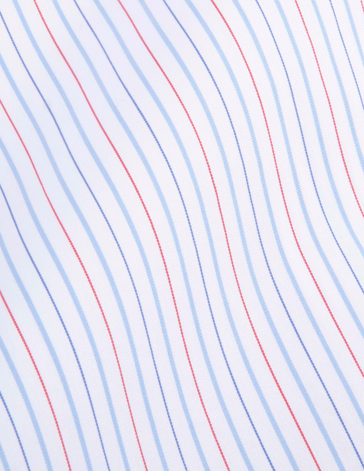 Semi-fitted red striped shirt - Poplin - Figaret Collar#2