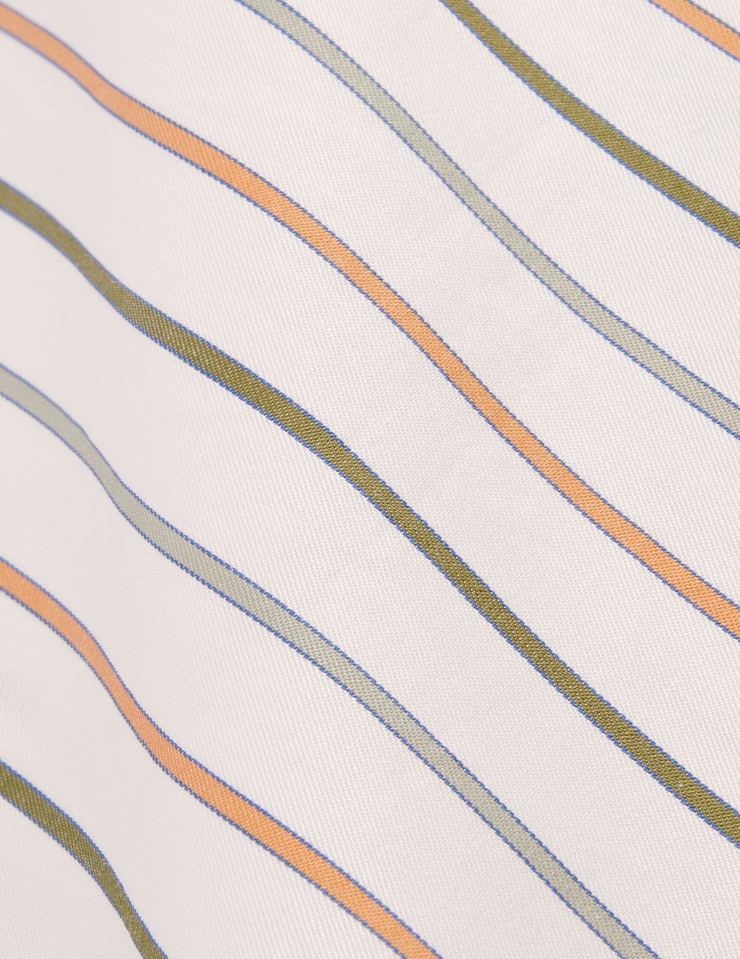 Semi-fitted striped beige shirt - Poplin - Figaret Collar#2