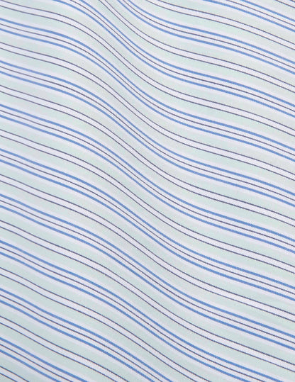 Classic striped green shirt