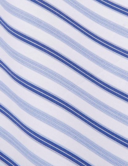 Classic blue striped shirt