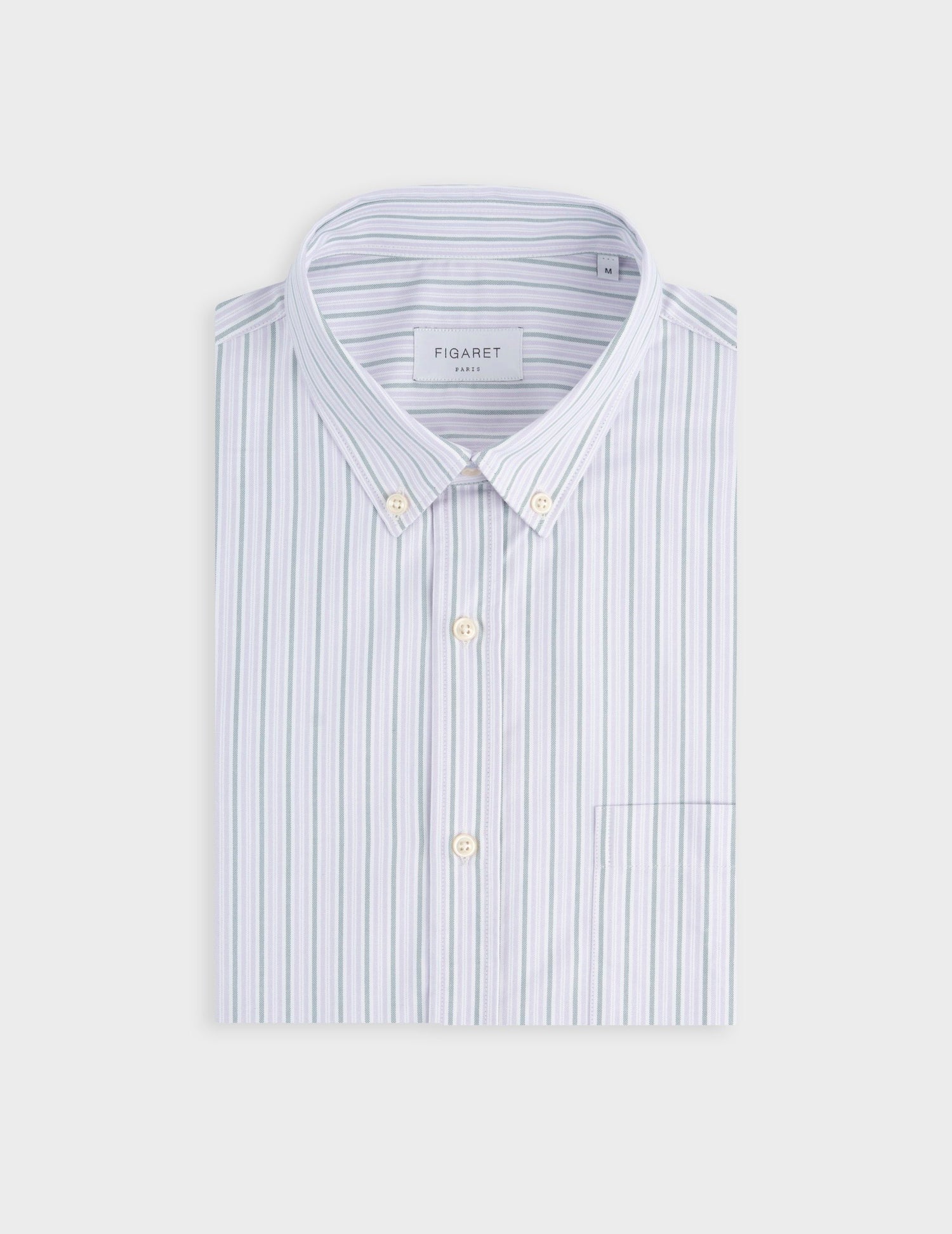 Gabriel Striped purple shirt - Oxford - American Collar#5