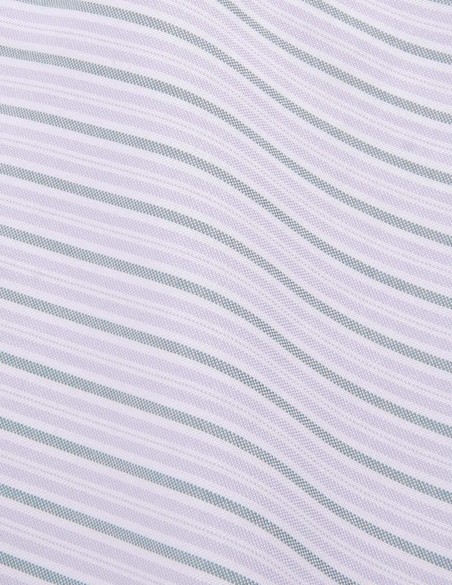 Gabriel Striped purple shirt - Oxford - American Collar#6