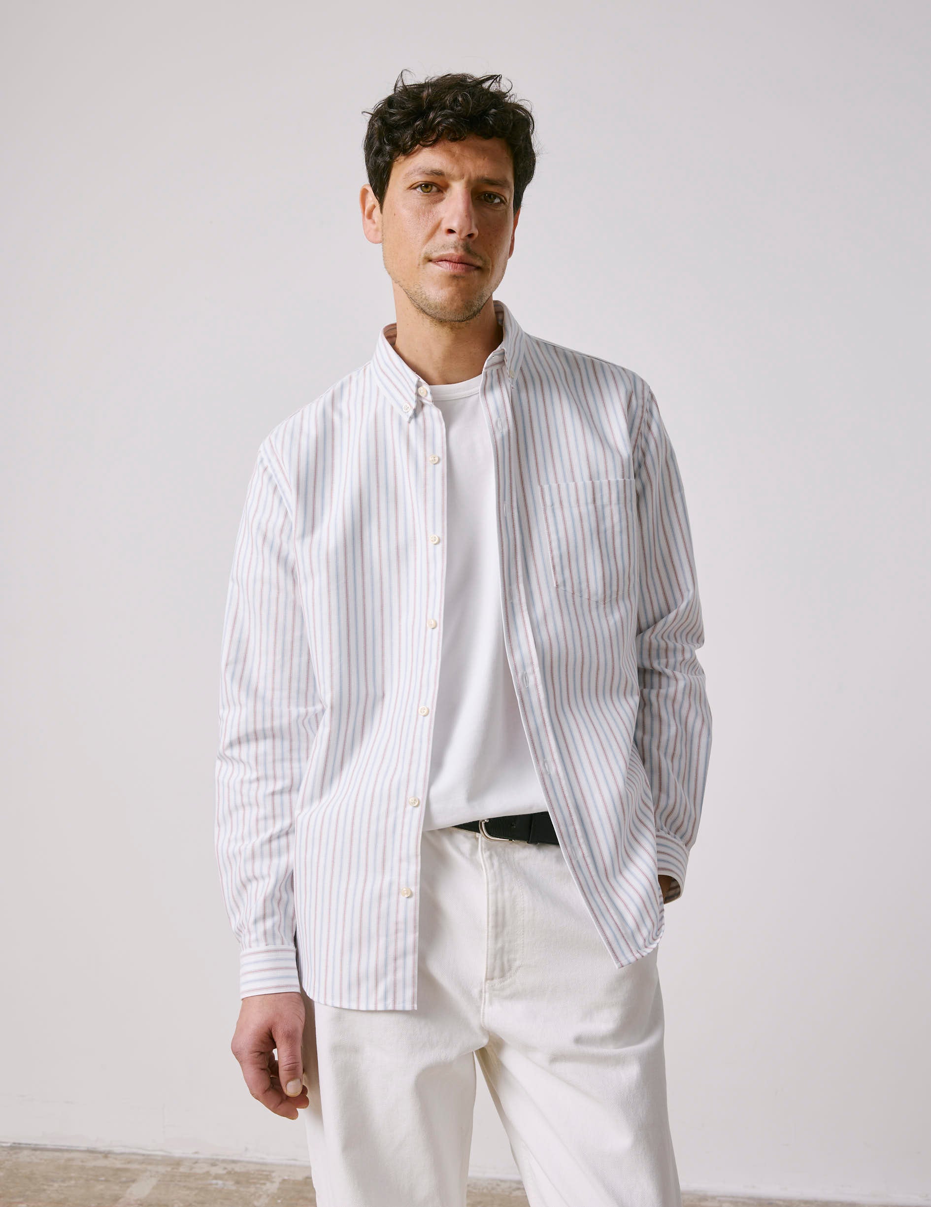 Gabriel striped shirt - Oxford - American Collar