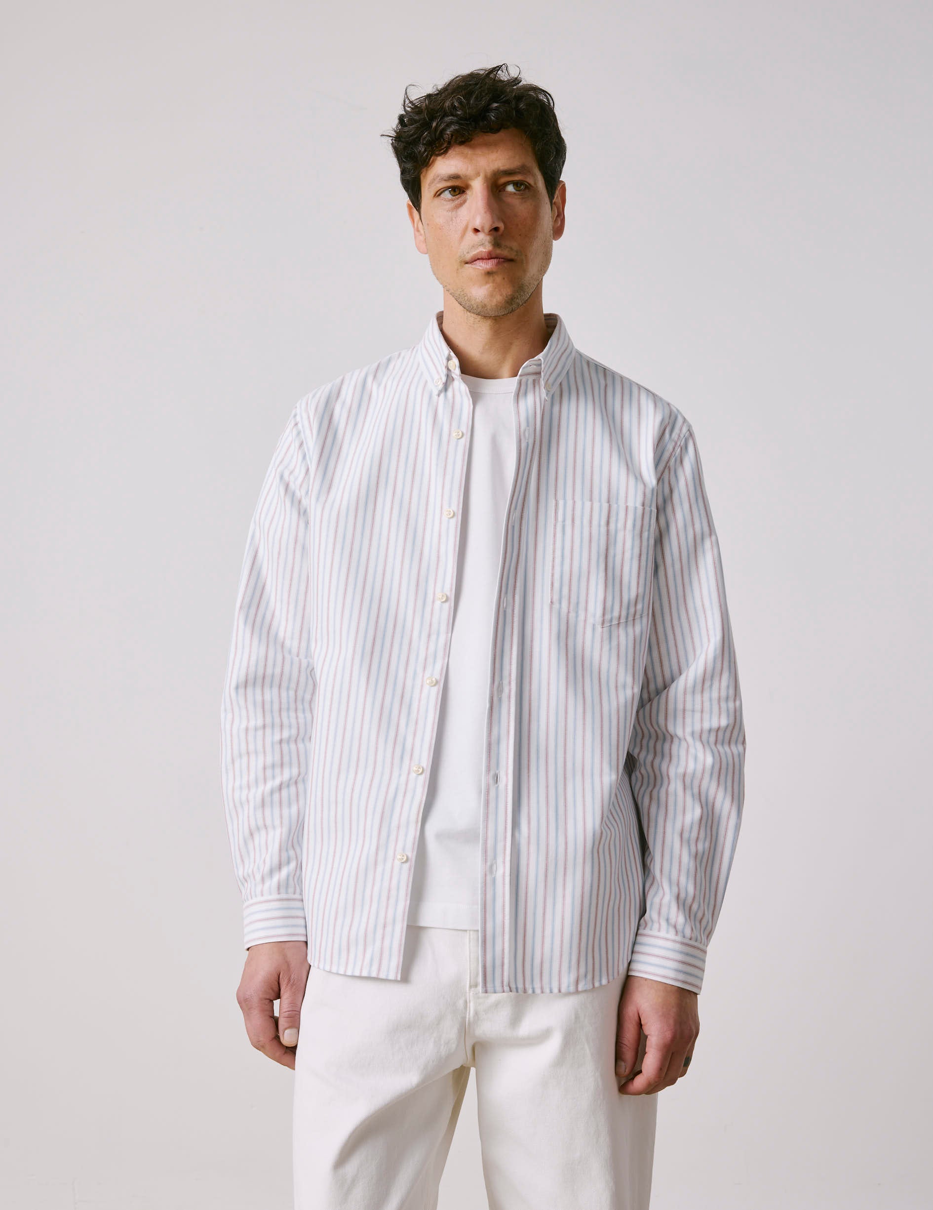Gabriel striped shirt - Oxford - American Collar
